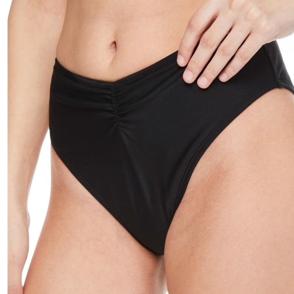 ❤️ No Boundaries Swim Bottoms Solid Black Bikini Bottoms Various Sizes NWT